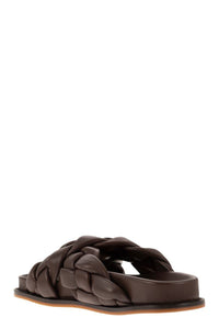 Fabiana Filippi Braided Leather Fussbett Sandal