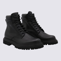 Dolce & Gabbana Black Leather Boots