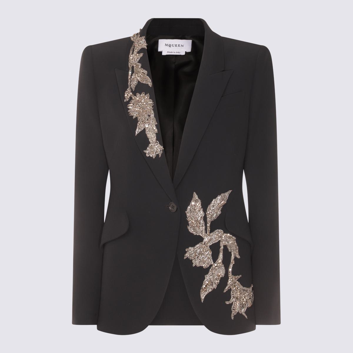 Alexander McQueen Black Viscose Blazer