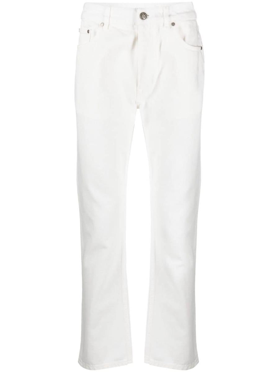 Palm Angels Logo-Embossed Straight Jeans