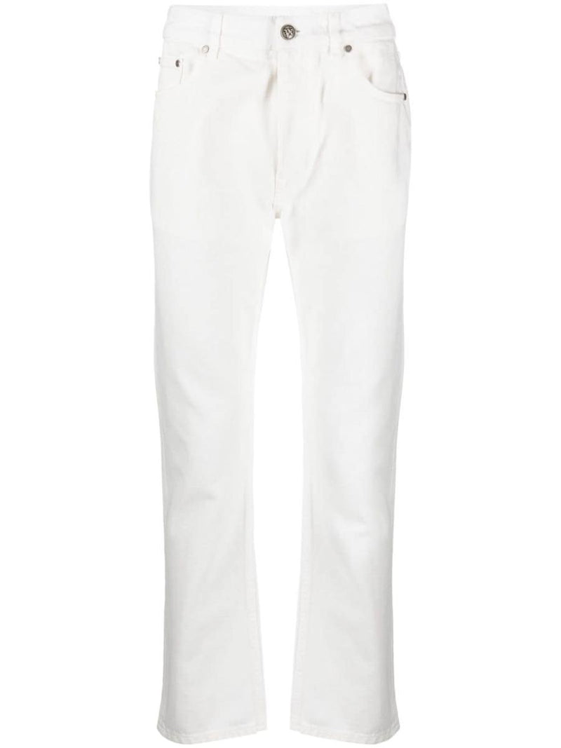 Palm Angels Logo-Embossed Straight Jeans