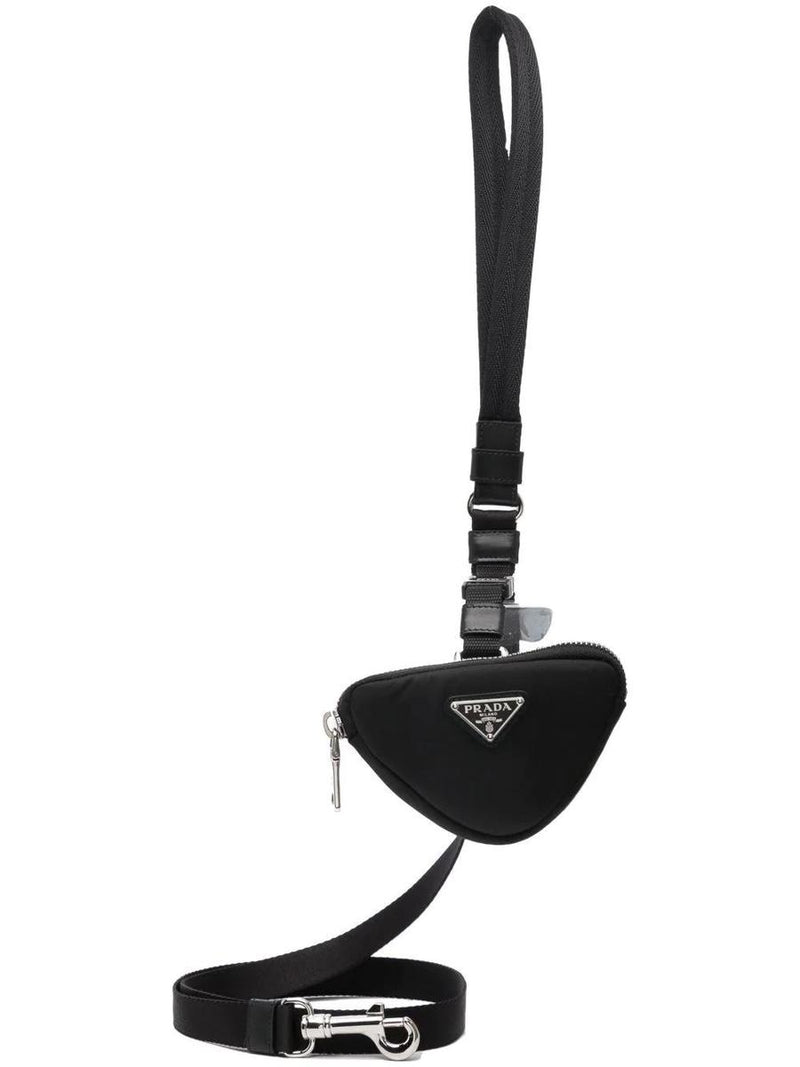 Prada Logo-Plaque Dog Lead