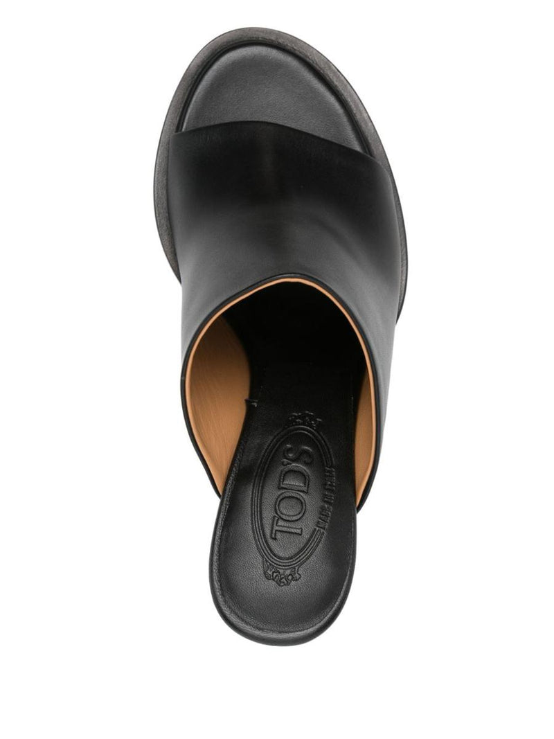 Tod'S Leather Heel Mules