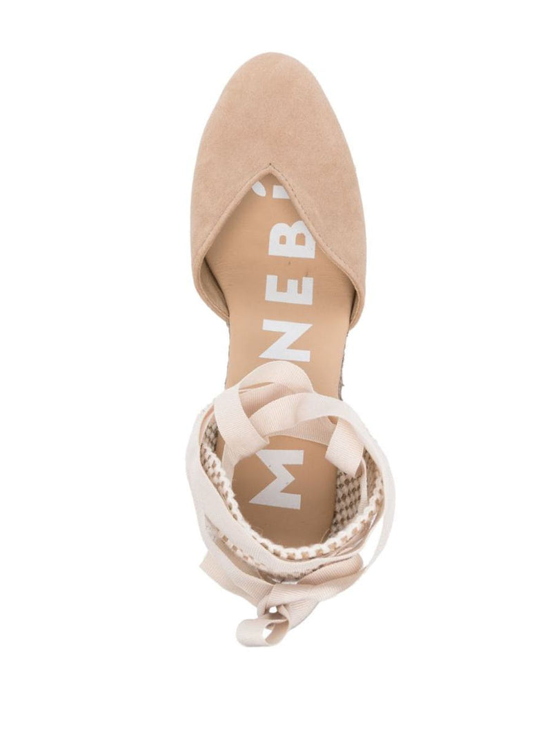 Manebí Hamptons Suede Heart-Shaped Wedge Espadrilles