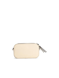 Tory Burch 'Miller' Ivory Leather Mini Crossbody Bag