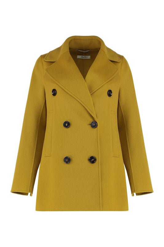 'S Max Mara Caban Virgin Wool Coat