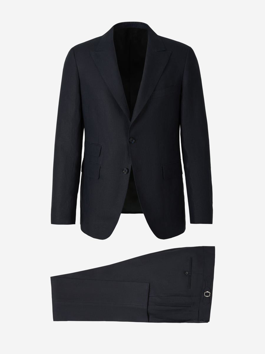 Scabal Plain Linen Suit