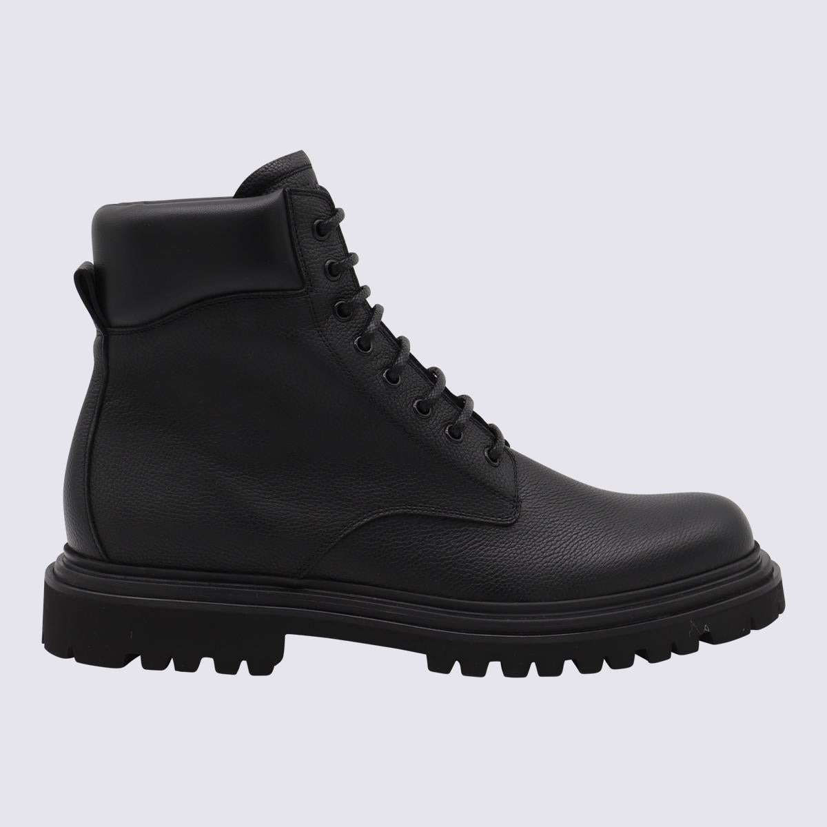 Dolce & Gabbana Black Leather Boots