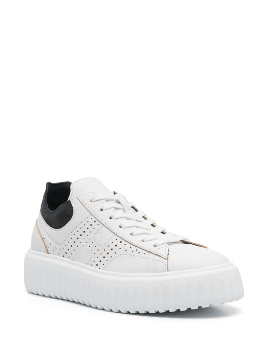 Hogan H-Stripes Leather Sneakers