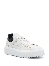 Hogan H-Stripes Leather Sneakers