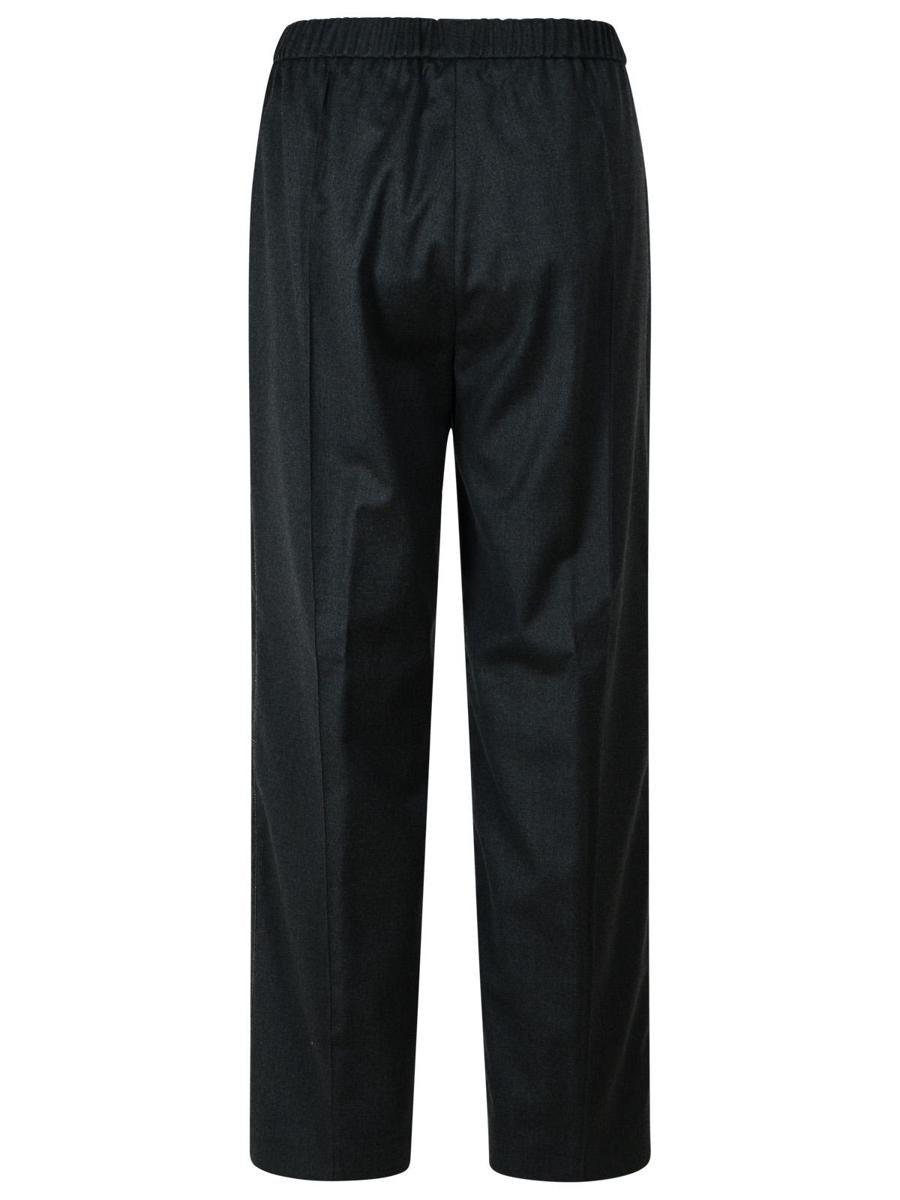 Fabiana Filippi 'Over' Grey Virgin Wool Trousers