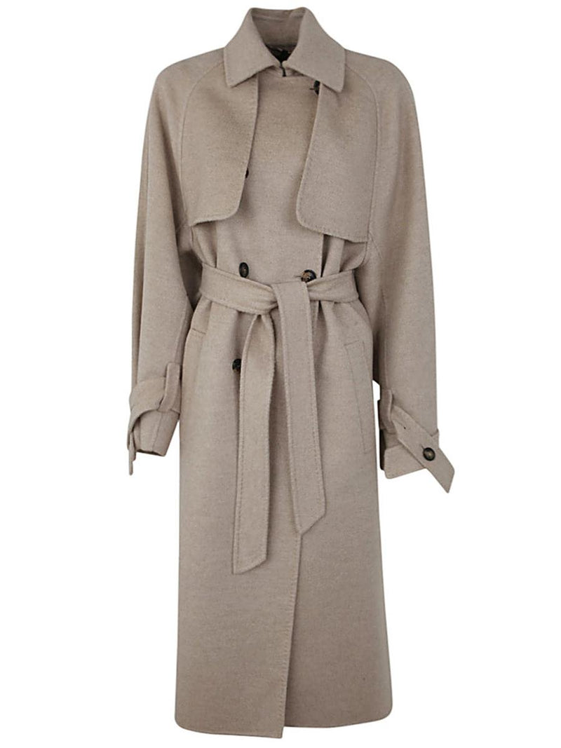 Max Mara Falcone Double Breasted Trench Clothing