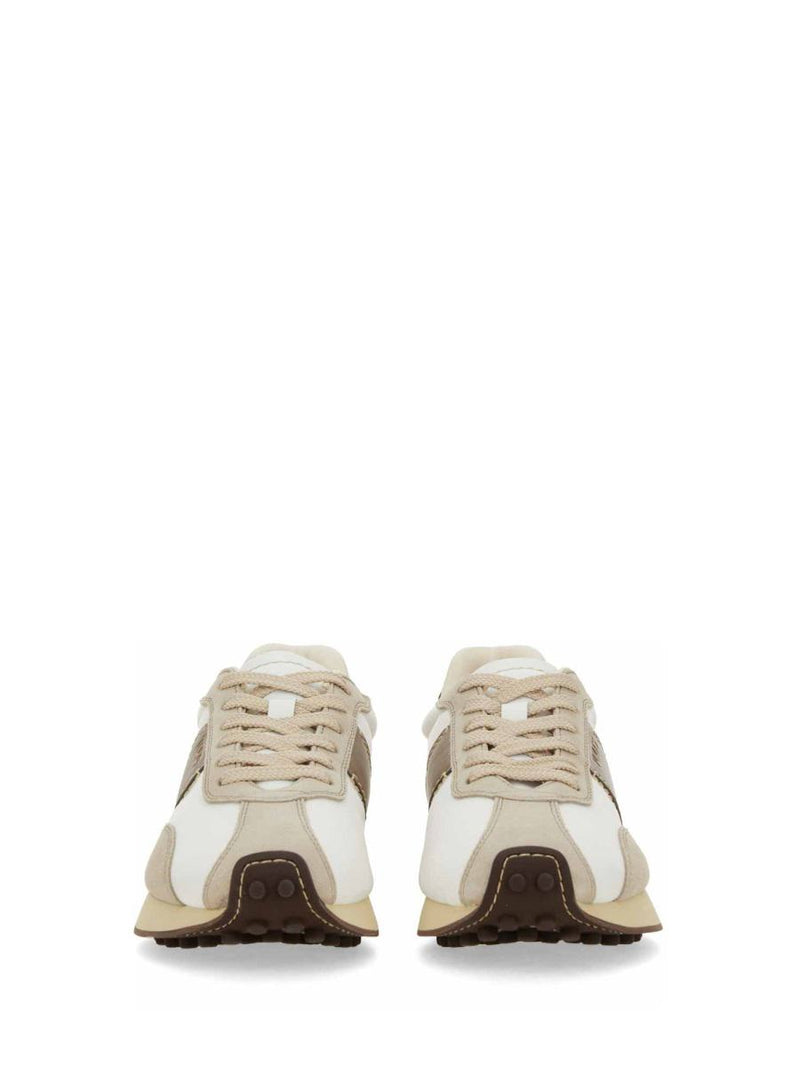 Tod'S Leather And Fabric Sneaker