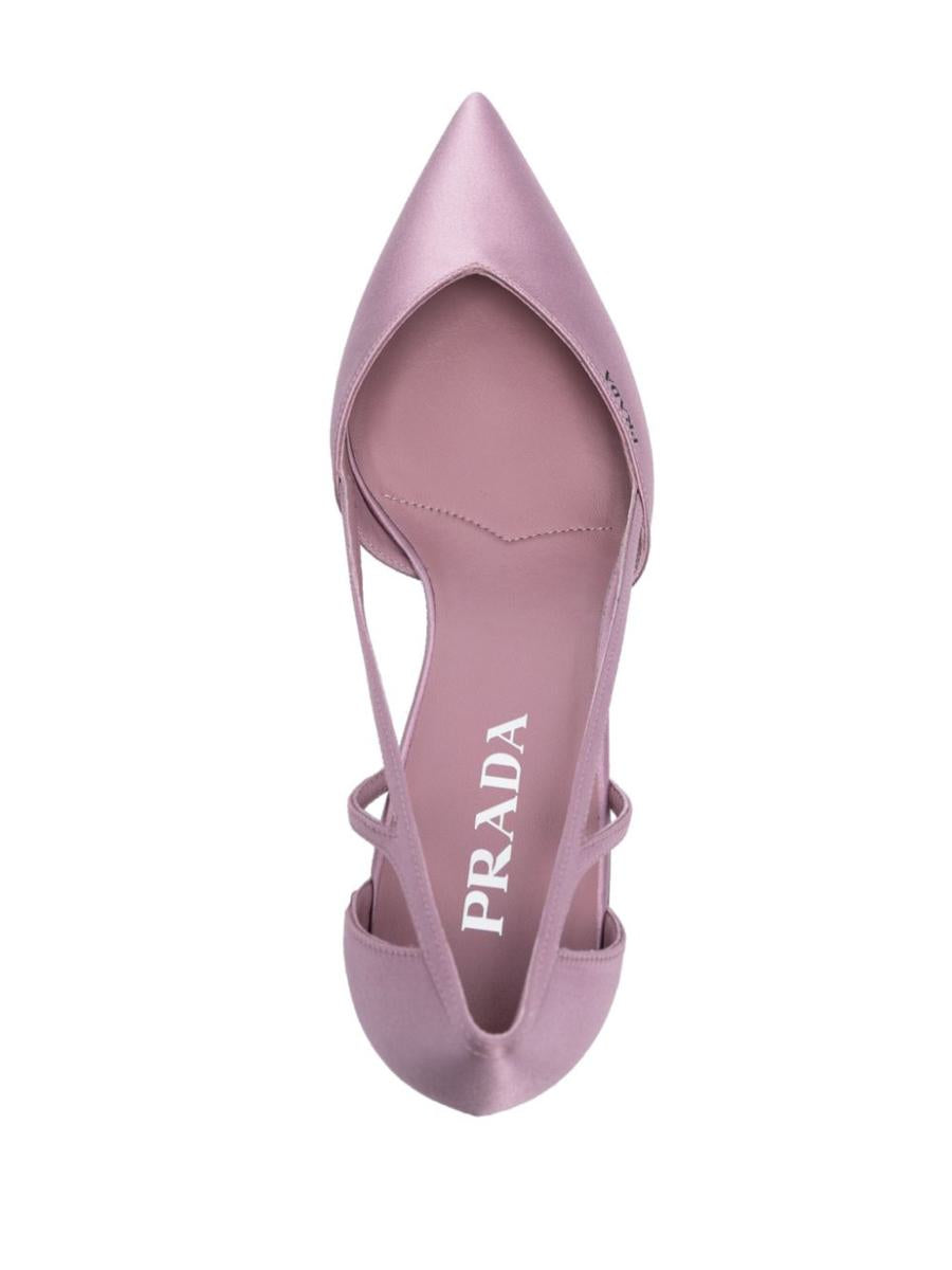 Prada Satin Cut-Out Pumps