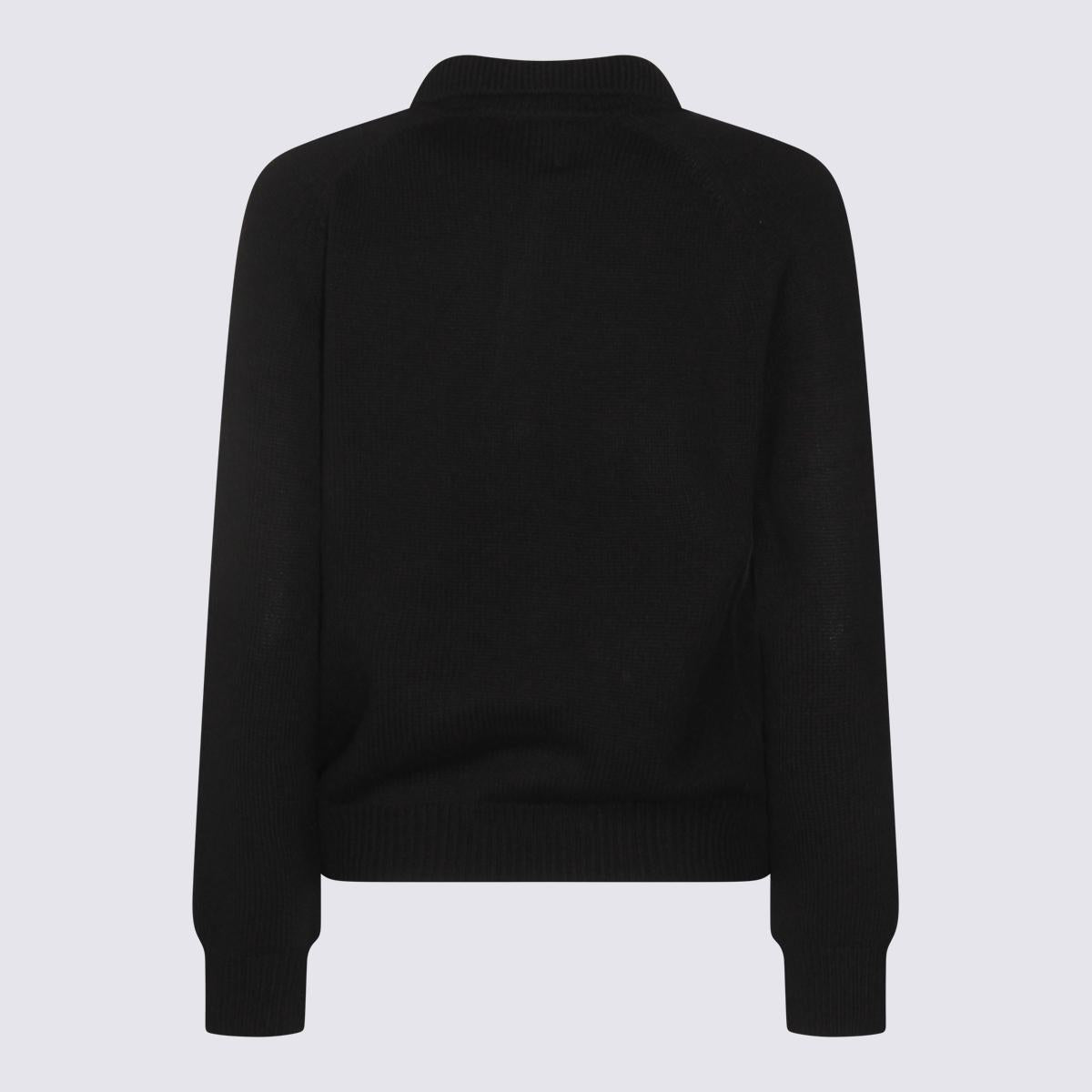 Allude Black Wool Knitwear