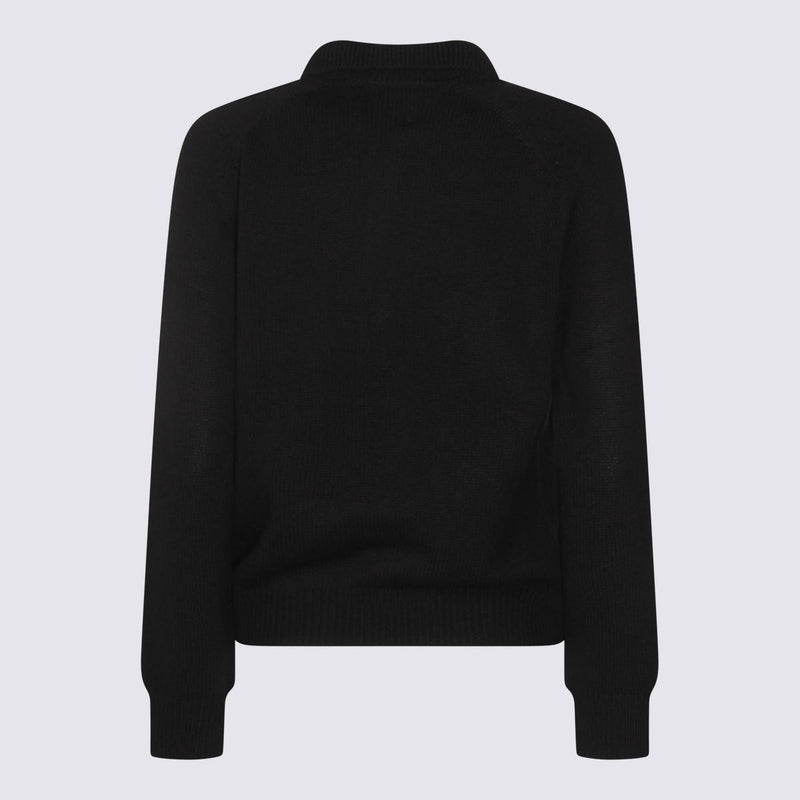 Allude Black Wool Knitwear