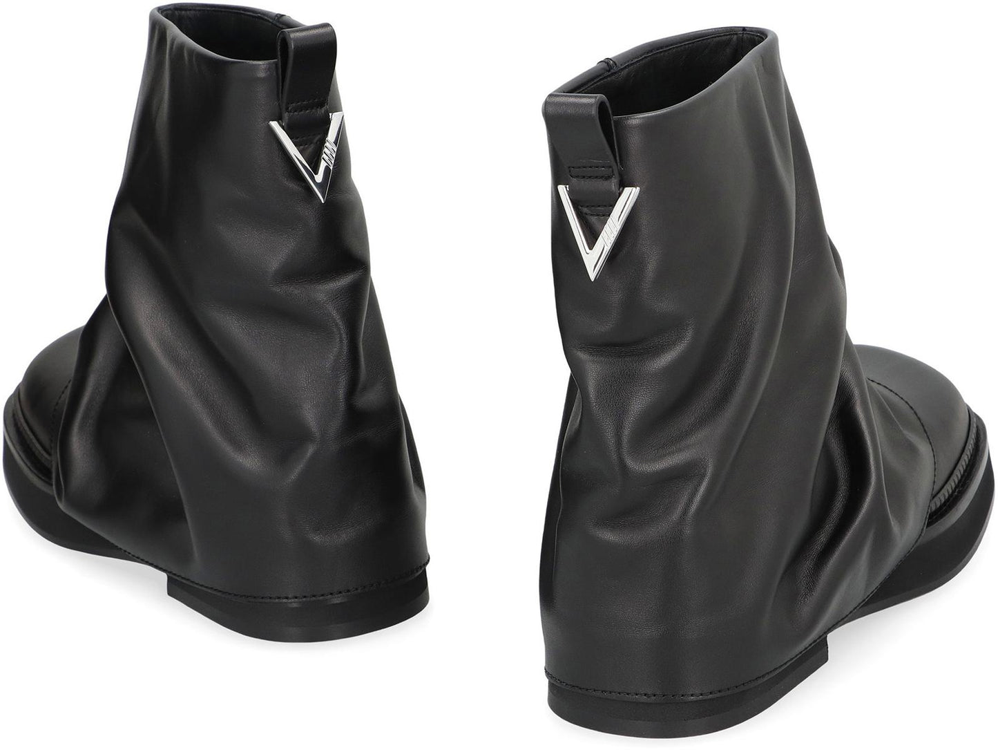 The Attico Mini Robin Combat Leather Boots