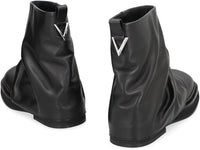 The Attico Mini Robin Combat Leather Boots