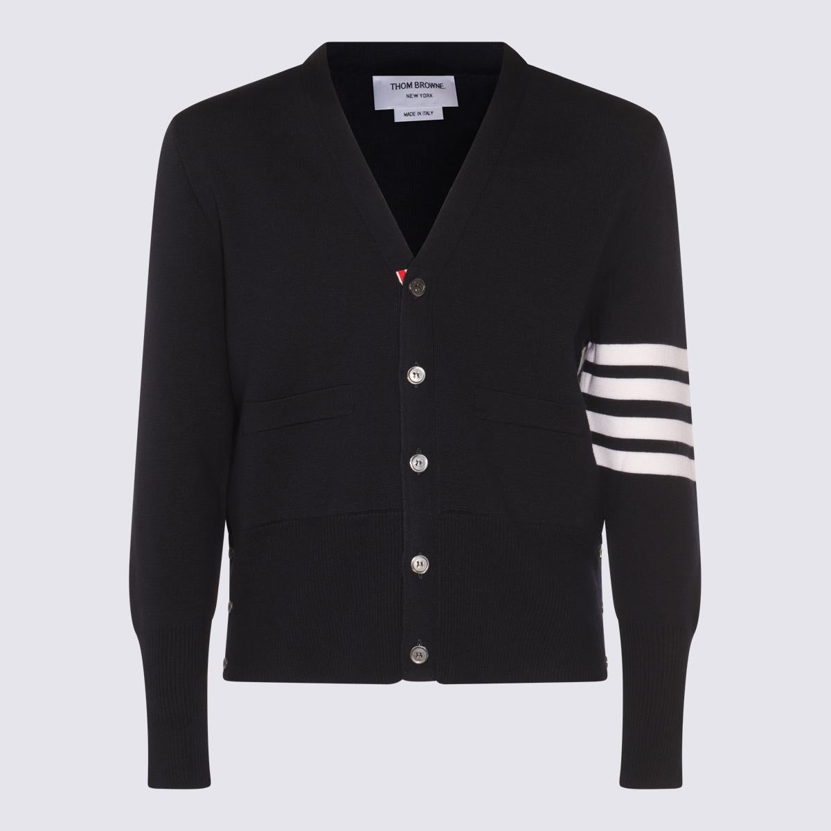Thom Browne Navy Blue Wool Knitwear