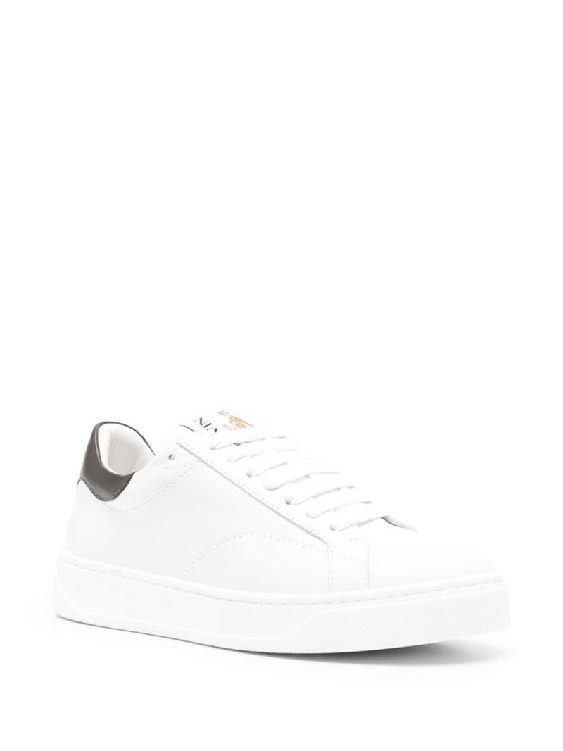 Lanvin Ddb0 Sneaker With Contrasted Embroideries Shoes