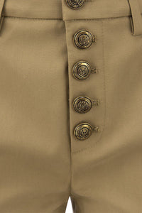 Dondup Carmen - Slim Gabardine Lyocell Trousers