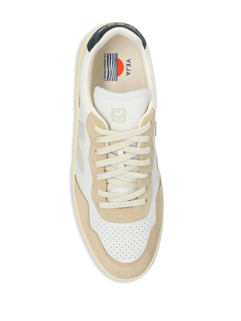 Veja V-90 Leather Sneakers