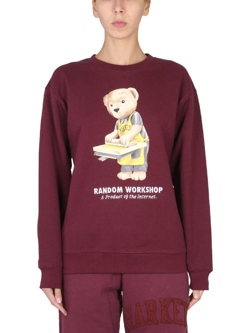Market Random Workshop Bear Sweatshirt Unisex