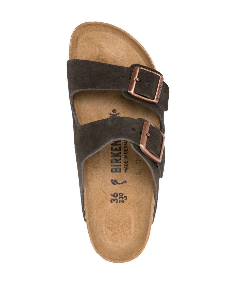 Birkenstock Brown Suede 'Arizona' Sandals