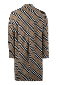 Burberry Checked Car Coat