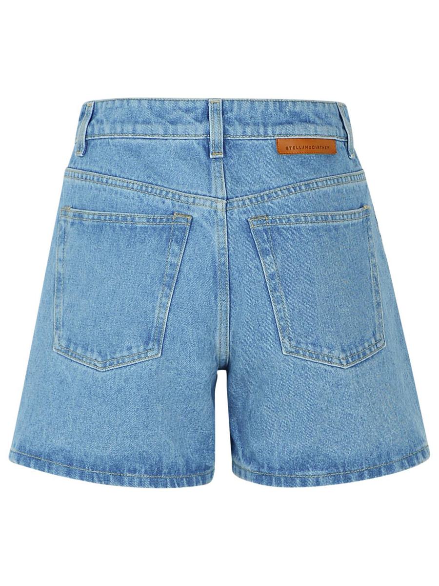 Stella McCartney Light Blue Denim Shorts