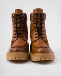 Prada Leather Ankle Boots