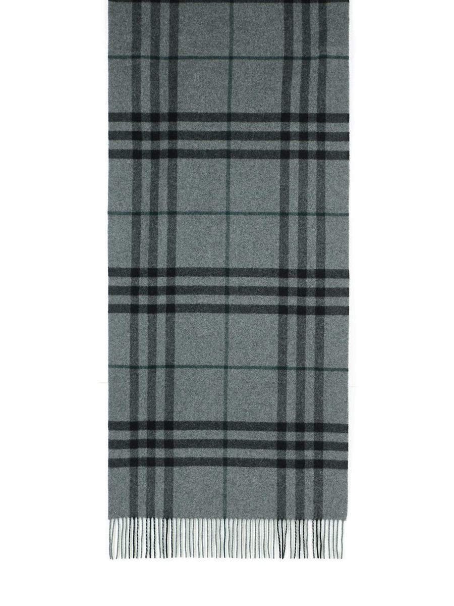 Burberry Grey Cashmere Scarf
