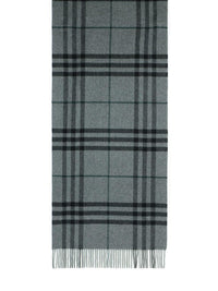 Burberry Grey Cashmere Scarf