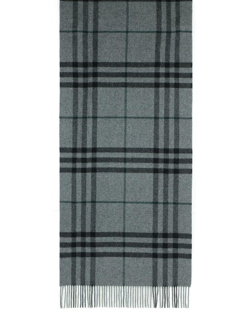 Burberry Grey Cashmere Scarf