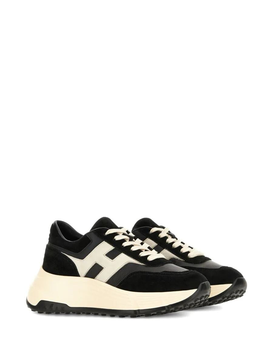 Hogan Hi-Fi Suede And Nappa Leather Sneakers Shoes