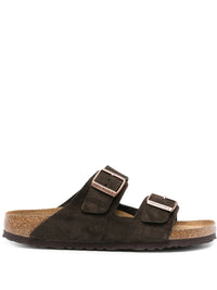 Birkenstock Arizona Sfb Mocca, Suede Leather Shoes