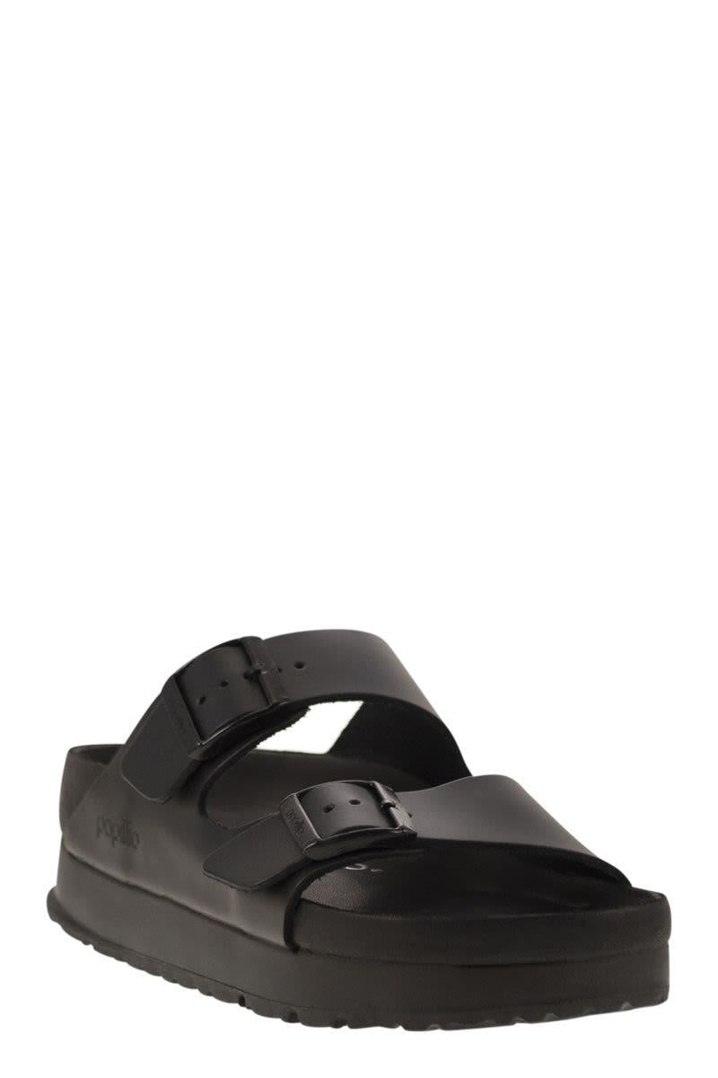 Birkenstock Arizona Platform - Slipper With Leather Buckles