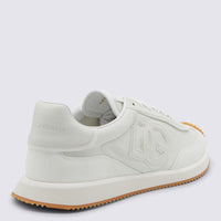 Dolce & Gabbana White Leather Sneakers