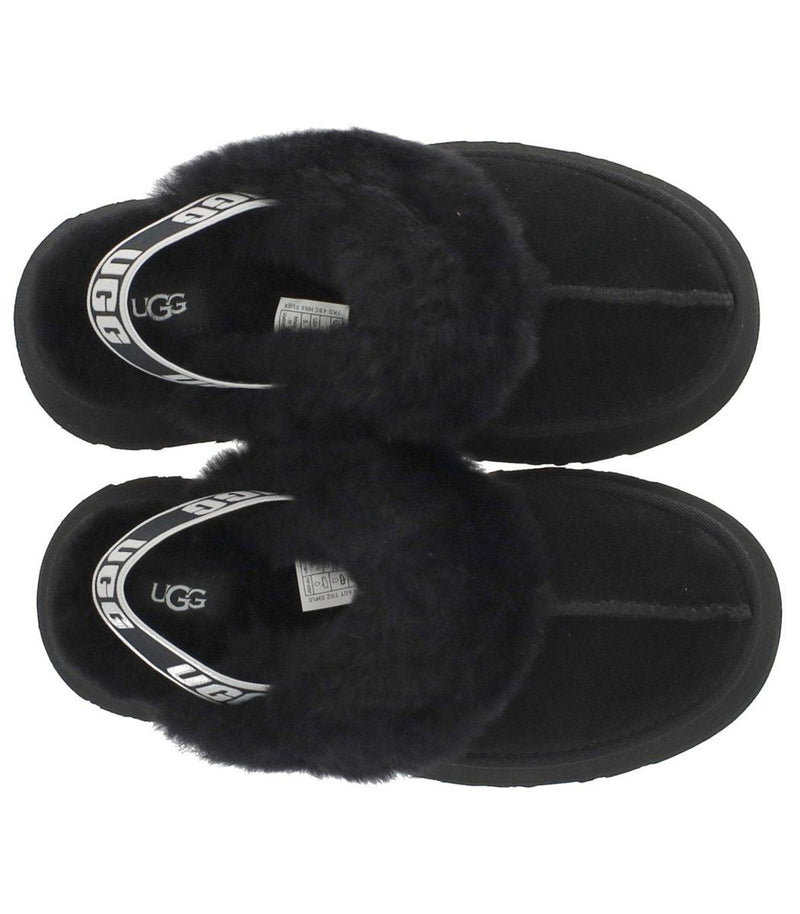 UGG Funkette Black Slipper