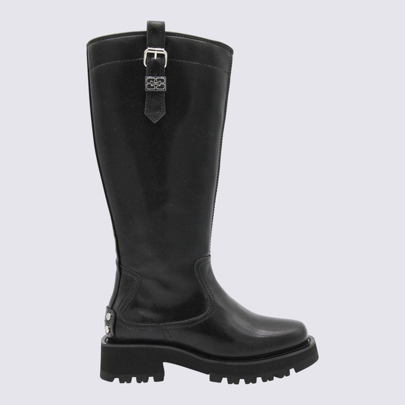 Ganni Black Boots