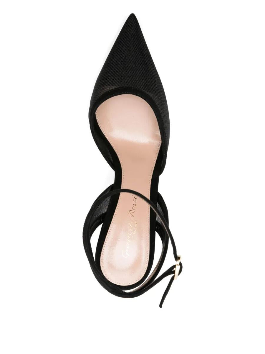 Gianvito Rossi Organza Suede Decollete T.085 Shoes