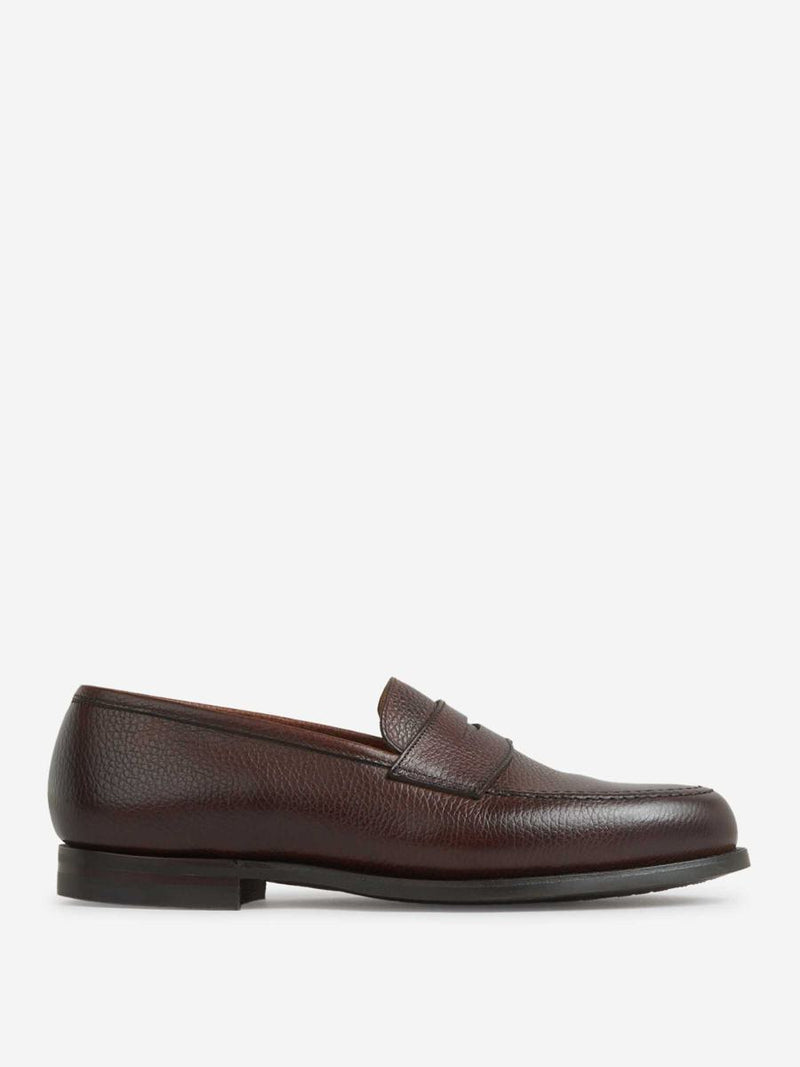 Crockett & Jones Grained Leather Loafers