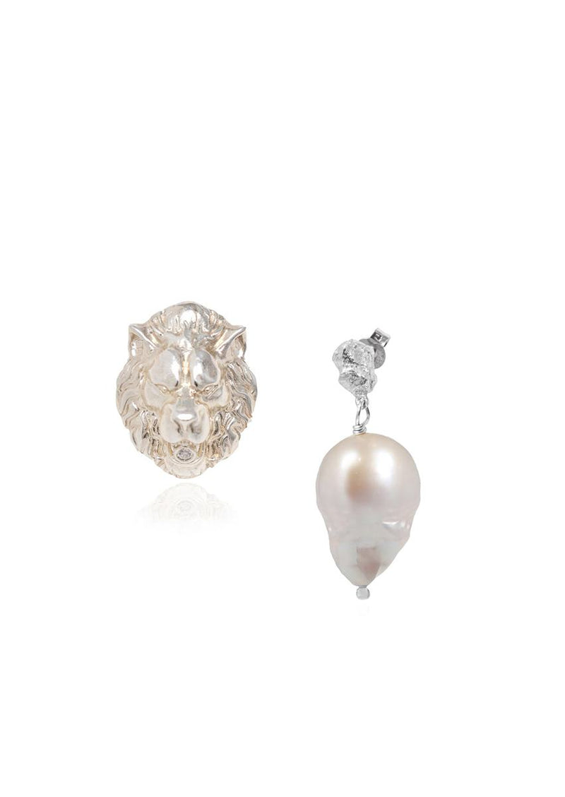Hermina Athens Leon & Pearl Earrings Accessories