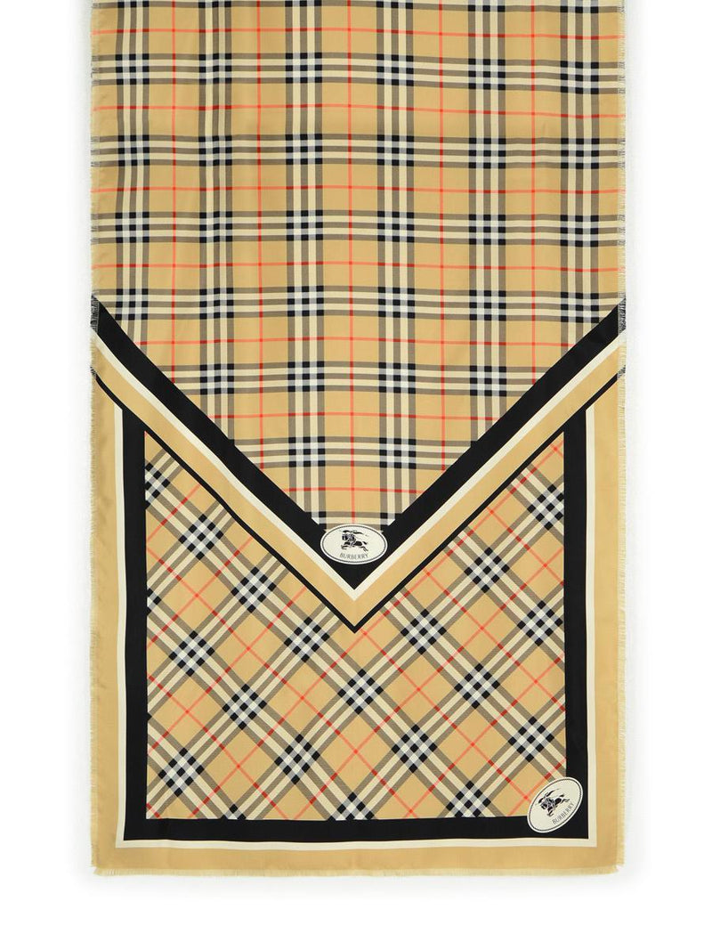 Burberry Beige Wool Scarf