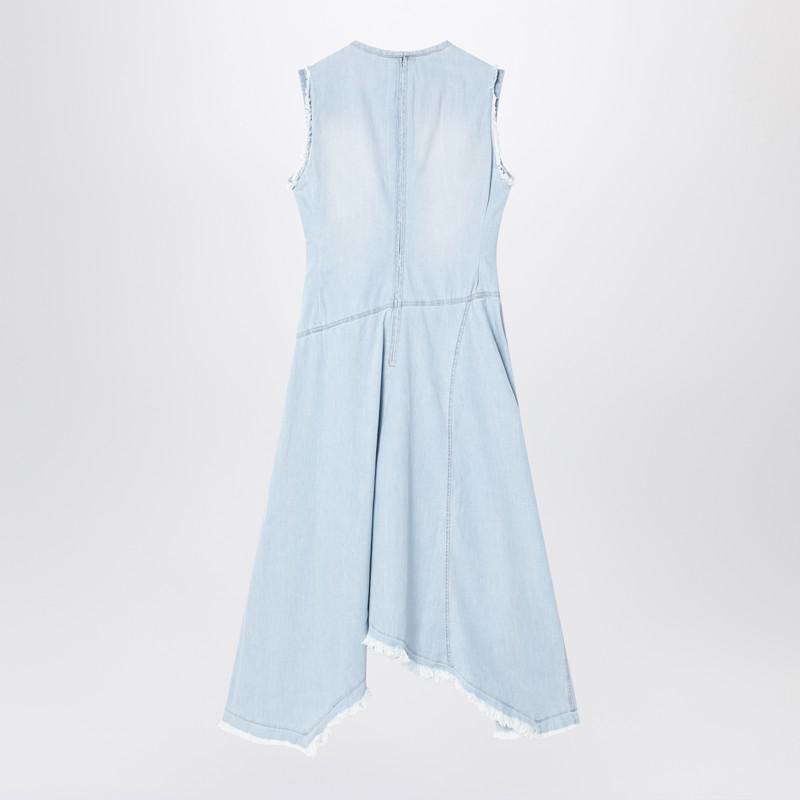 Acne Studios Light Denim Asymmetric Dress