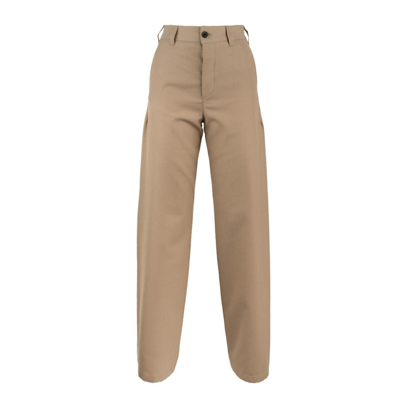 Department 5 Beige Wide Leg Pants