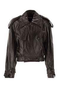 Sportmax Beta1234 - Short Trench Coat With Patent Effect