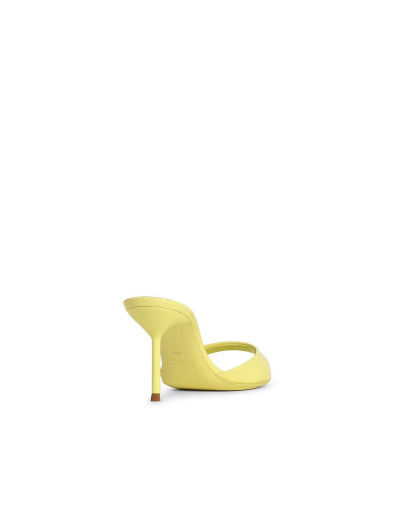 Paris Texas 'Mule Lidia 70' Yellow Leather Pumps