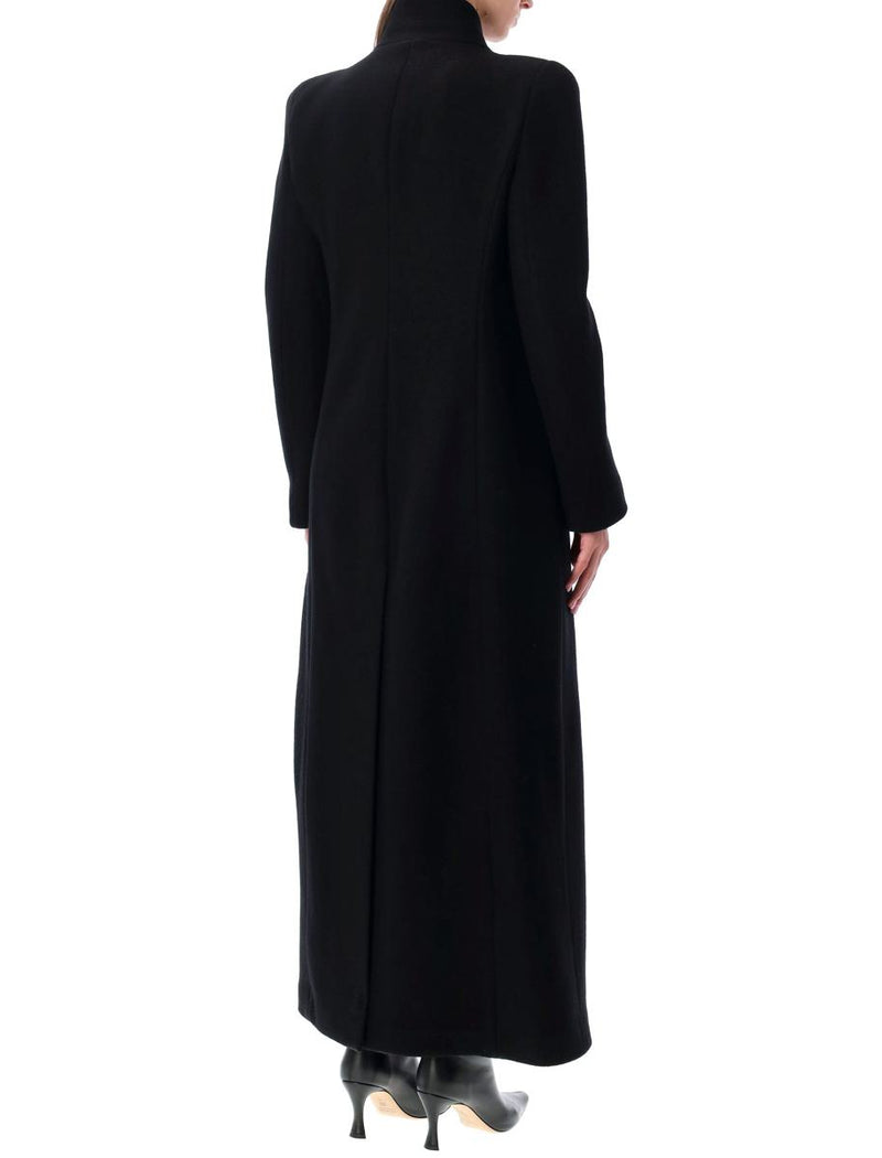 Tom Ford Long Wool Coat Blac