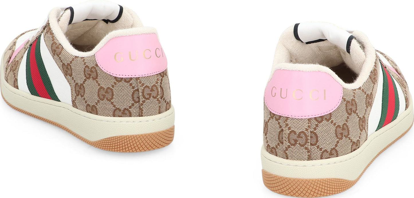 Gucci Screener Low-Top Sneakers
